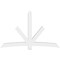 Ekena Millwork Alberta Architectural Grade PVC Gable Bracket, 96"W x 60"H x 6"D x 6"F, 15/12 Pitch GBP096X60X0606ALB00 - alternate 5